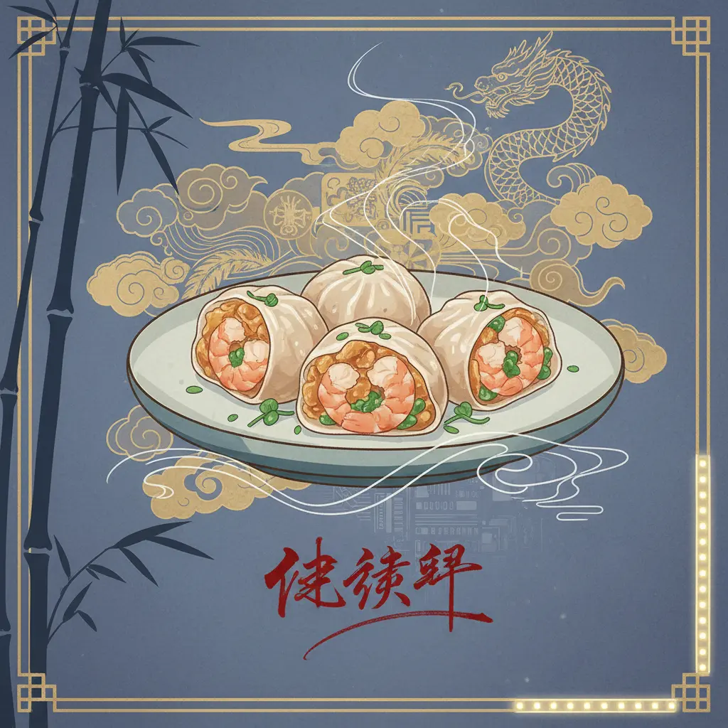 陳師傅 - 瑤柱鮮蝦豆苗餃