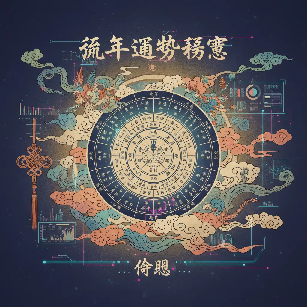 流年運勢預測 - 命盤