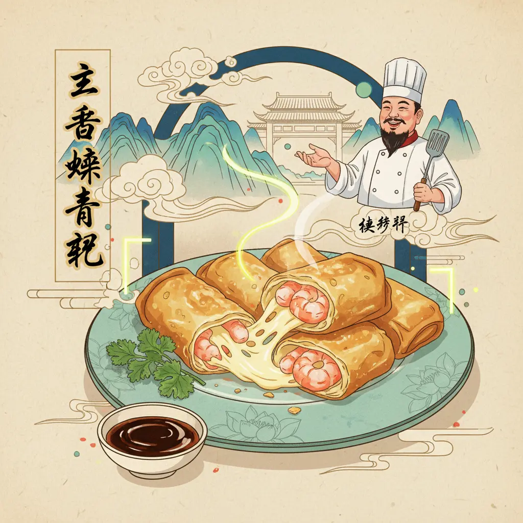 陳師傅 - 芝士蝦春捲