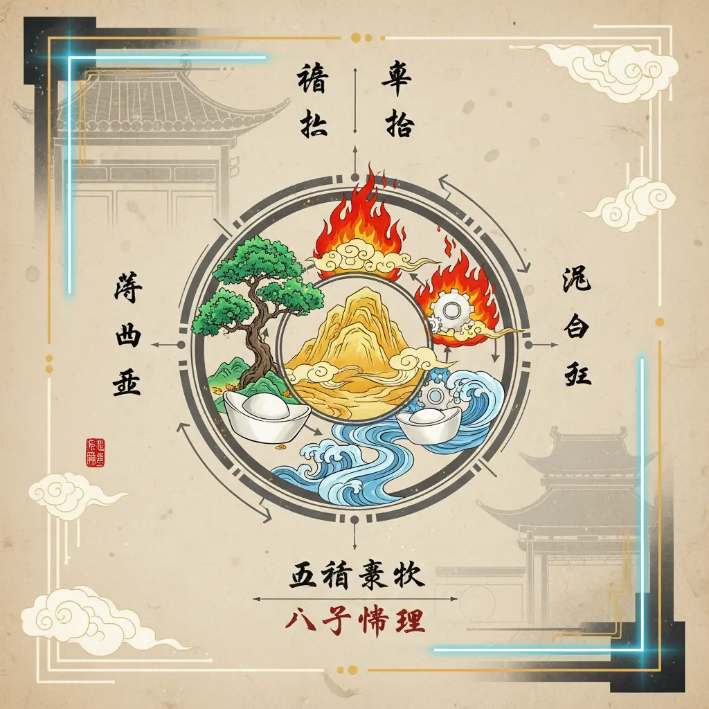 八字命理 - 五行結構