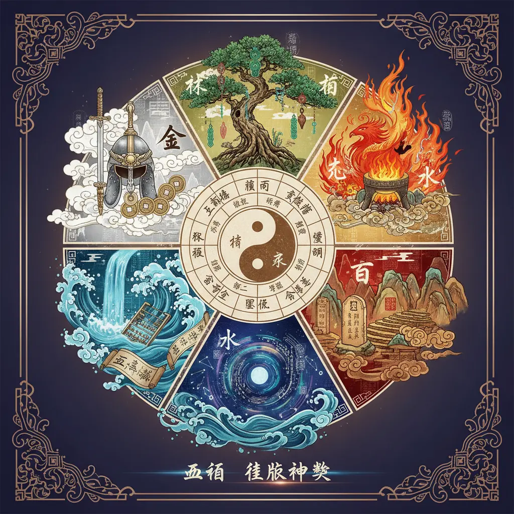 鐵版神數 - 五行